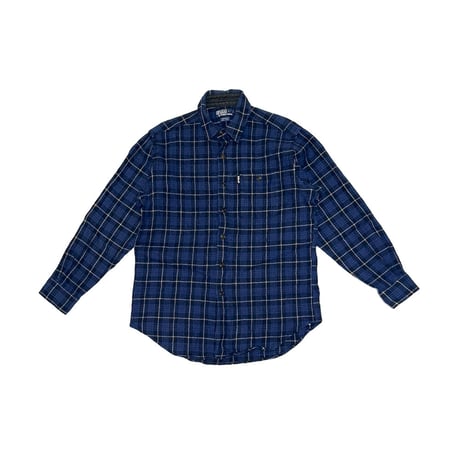 【USED】90's Polo by Ralph lauren BARLOWE CHECK WOOL SHIRT