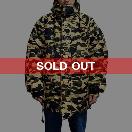 【USED】A BATHING APE 1ST CAMO DOWN JACKET