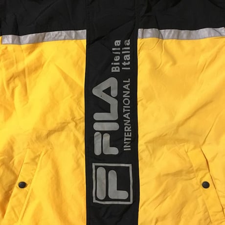 【USED】90'S FILA SKI JACKET YELLOW