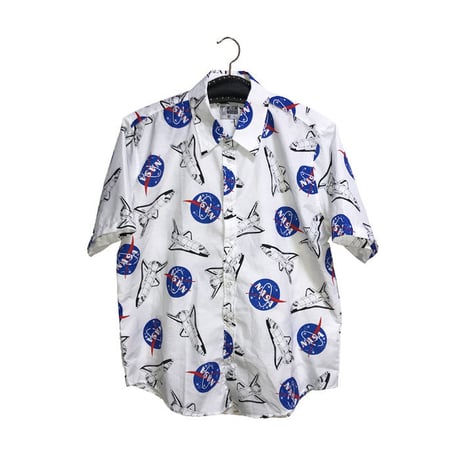 【DEAD STOCK】00'S NASA S/S SHIRT