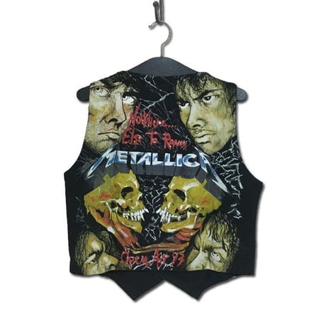 【USED】VINTAGE METALICA GILET MADE IN ITALY