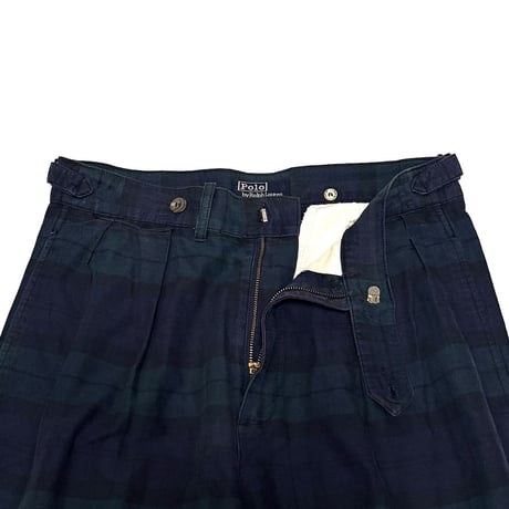 【USED】90's Polo by Ralph Lauren BLACKWATCH TROUSERS