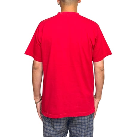 【USED】90's-00's birdhouse Heath Kirchart "Maniac Skull" Embroidered T-shirt