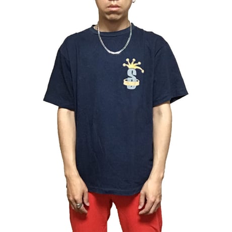 【USED】90'S STUSSY CROWN T-SHIRT