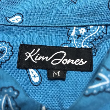 【USED】00'S KIM JONES PAISLEY SHIRT