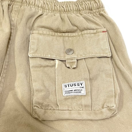 【USED】90'S-00'S STUSSY EASY CARGO SHORTS