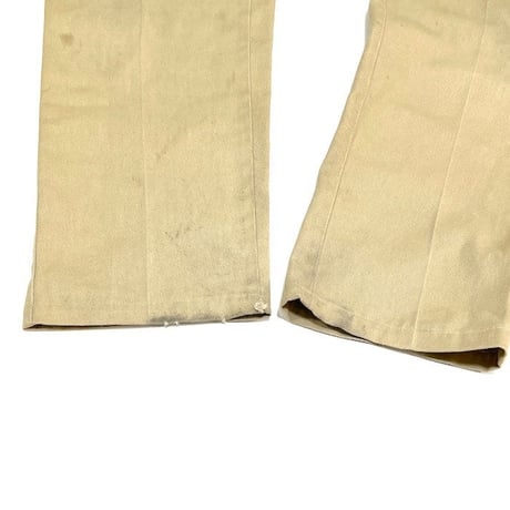 【USED】80'S-90'S OLD DICKIES WORK PANTS BEIGE