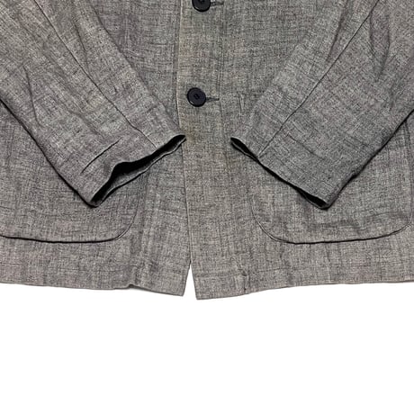 【USED】90's agnès b. HOMME LINEN JACKET GRAY