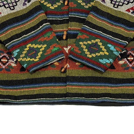 【USED】80'S-90'S NEPAL YAK WOOL MULTICOLOR BOHO JACKET