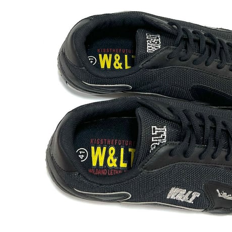 【DEAD STOCK】90'S W.&L.T. DRIVING SNEAKERS BLACK