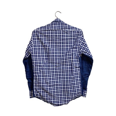【USED】CHRISTOPHER SHANNON DENIM × CHECK SHIRT