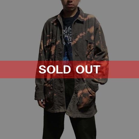 【USED】CARHARTT BLEACHED CORDUROY WORK JACKET