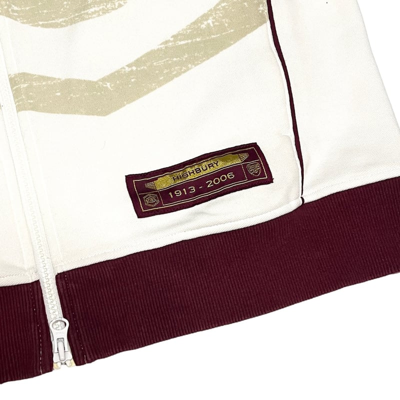 最終値下げ「arsenal」Nike HIGHBURY ジャケット ワインレッド Vintage Nike Arsenal Highbury Football Jacket Soccer Track