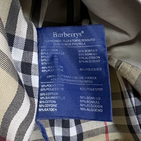 【USED】80'S-90'S BURBERRYS BALMACAAN COAT MADE IN ENGLAND