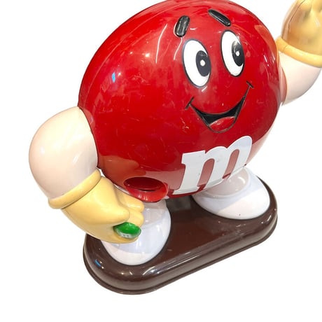 【USED】90'S M&M'S CHOCOLATE DISPENSER RED