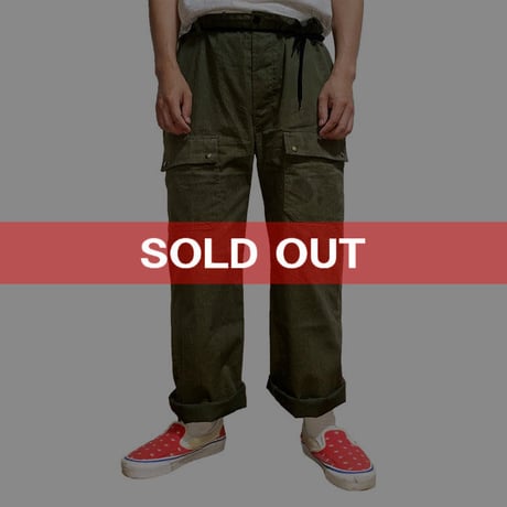 【USED】60'S-70'S FRENCH WORK BUSH PANTS