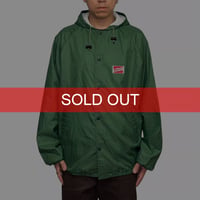 【USED】90's Shorty’s Hooded Coach Jacket Green Made in USA