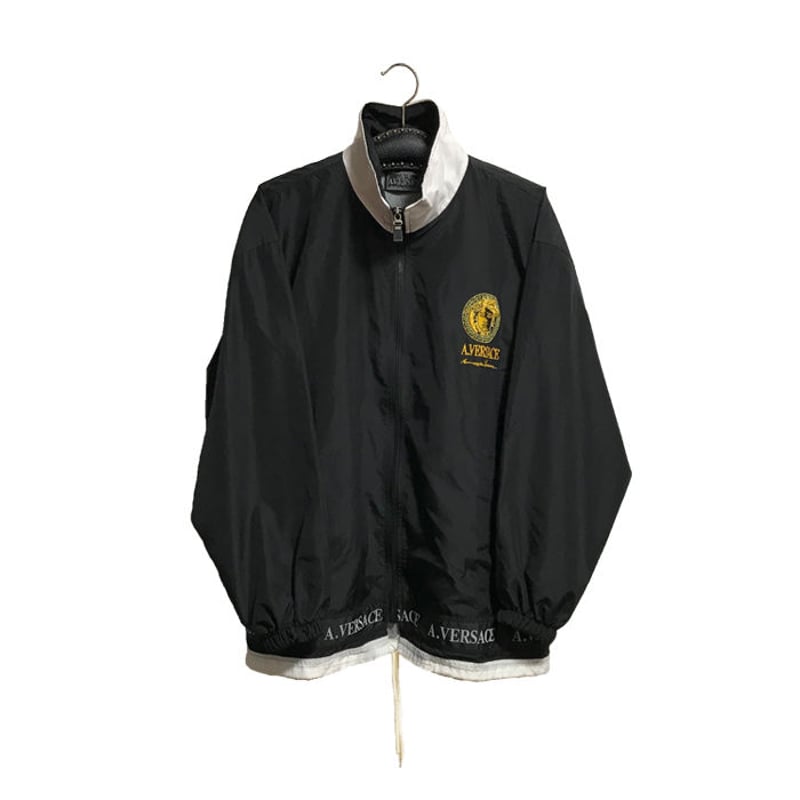 USED】90'S A.VERSACE NYLON TRACK JACKET | KONBINI