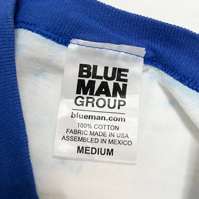 USED】00's BLUE MAN GROUP RINGER T-SHIRT | KONBINI