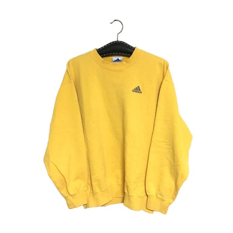 【USED】90'S ADIDAS SWEATSHIRT YELLOW