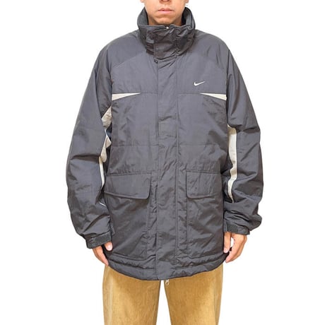 【USED】00'S EURO NIKE PADDED TECH JACKET with IPOD POCKET