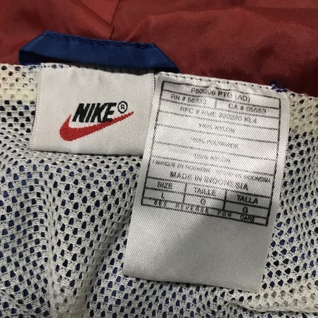 【USED】90'S NIKE HOODED NYLON JACKET