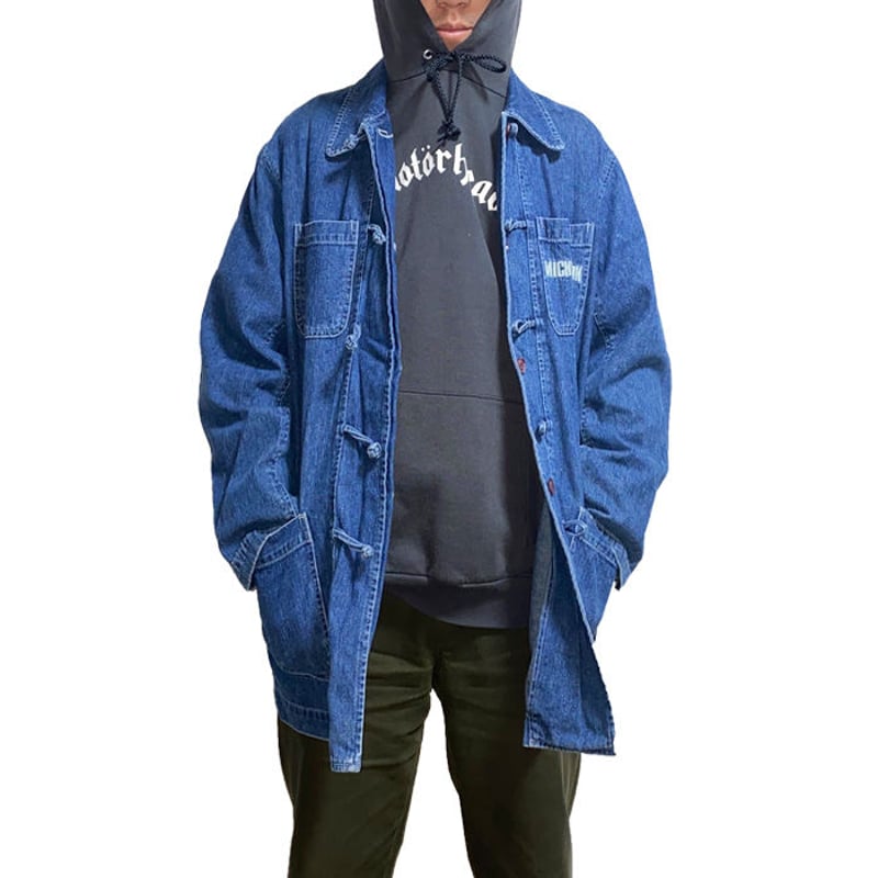 USED】90'S MICHIKO LONDON DENIM KUNG FU JACKET