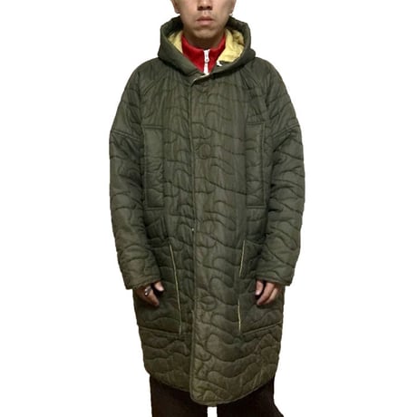 【USED】90'S W&LT OVER SIZED QUILTING COAT