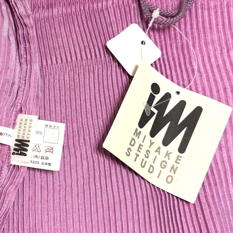 DEAD STOCK】90's ISSEY MIYAKE Pleated Apron Pin
