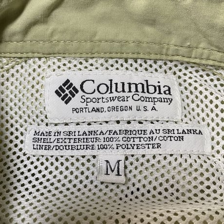 【USED】90'S COLUMBIA PFG FISHING S/S SHIRT
