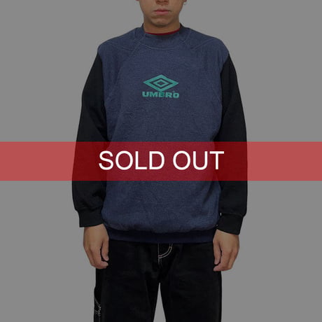 【USED】90'S UMBRO SWITCHING SWEATSHIRT
