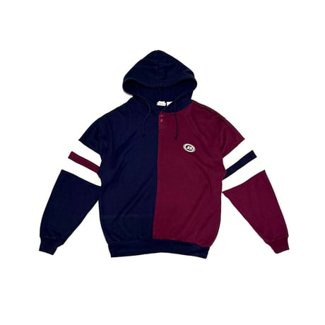【USED】90's DUNLOP BICOLOR SWEAT PARKA