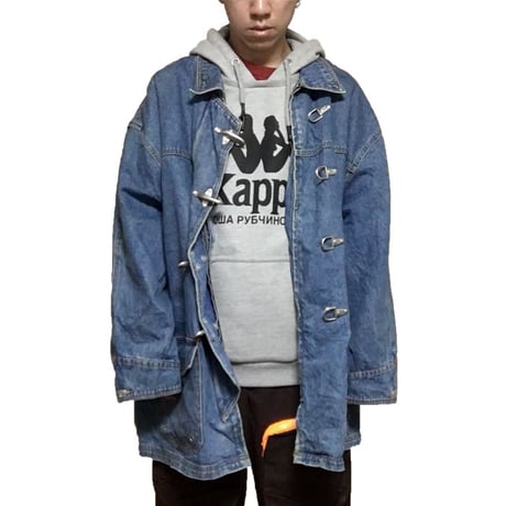 【USED】90S FIRE MAN DENIM JACKET