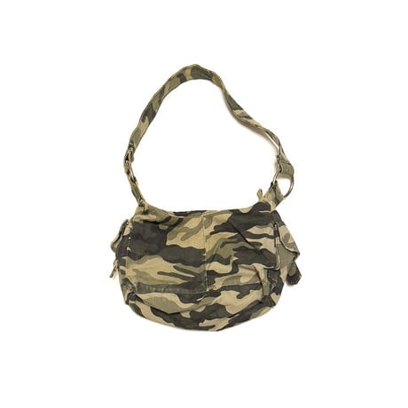 【USED】00's Y2K GAL CAMO SHOULDER BAG