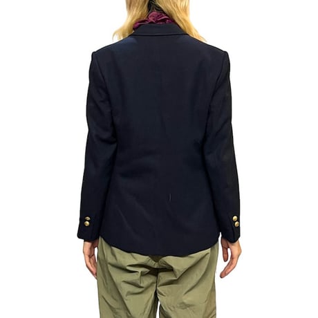 【USED】70's Evan Picone UNION MADE NAVY BLAZER