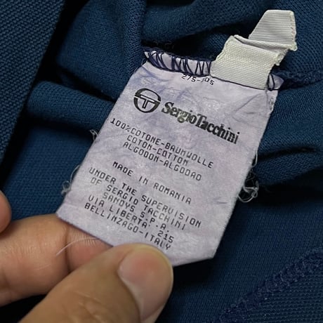 【USED】90's-00's Sergio Tacchini L/S POLO SHIRT