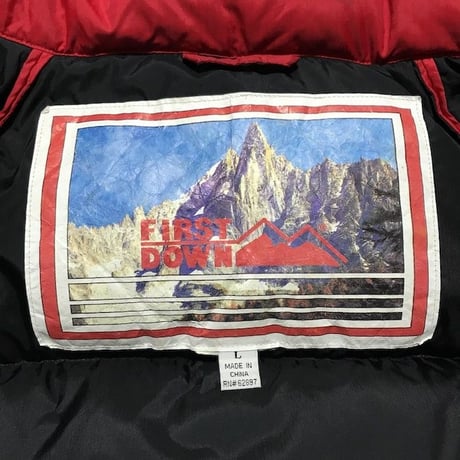 【USED】90'S FIRST DOWN HOODED DOWN JACKET