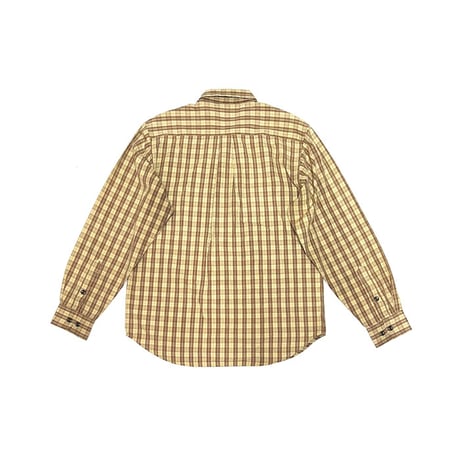 【USED】90's STUSSY FLAP POCKET CHECK SHIRT