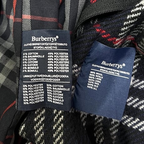 【USED】80'S-90'S BURBERRYS TRENCH COAT NAVY MADE IN ENGLAND