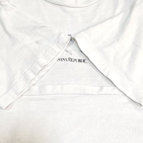 【USED】90'S OLD BANANA REPUBLIC FISHING T-SHIRT