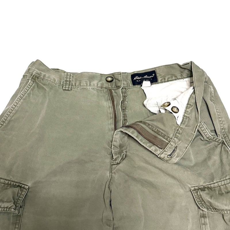 USED】00's Eddie Bauer VINTAGE COTTON CARGO PAN