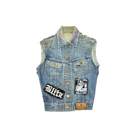 【USED】80'S-90'S CUSTUM PUNK LEE DENIM VEST