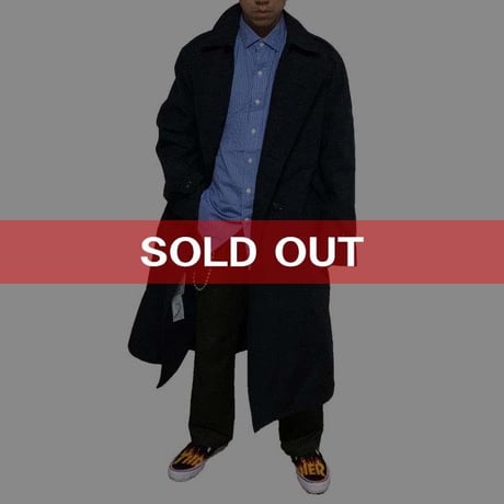 【USED】US NAVY OVERSIZED TRENCH COAT