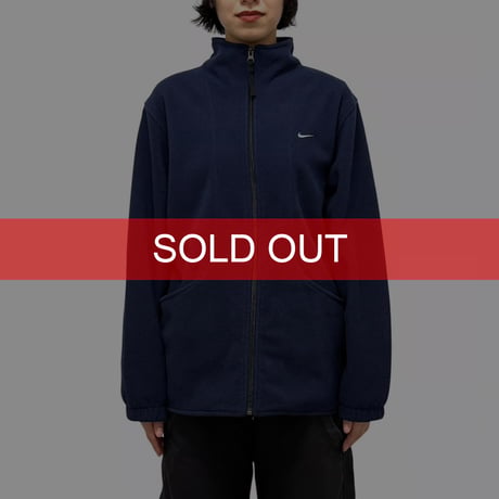 【USED】00's NIKE SWITCHING FLEECE JACKET with HIDDEN POCKET
