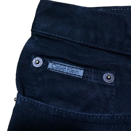 【USED】90'S CK CALVIN KLEIN JEANS BLACK DENIM PANTS