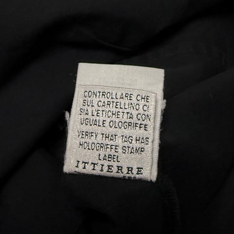 【USED】90's D&G DOLCE & GABBANA BLACK SHIRT