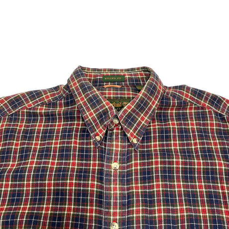 【USED】90'S TIMBERLAND RUGGED FIT B.D. CHECK SHIRT