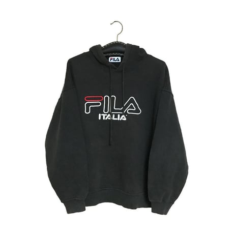 【USED】90'S FILA ITALIA EMBROIDERY HOODIE
