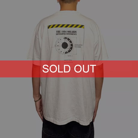 【USED】90's Sun Microsystems SOLARIS T-SHIRT