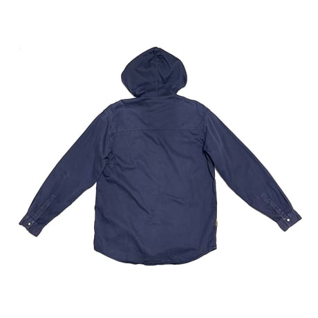 【USED】90's ARMANI JEANS Hooded Shirt Jacket